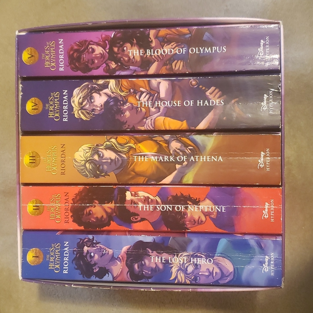 The Heroes of Olympus five book set 10th anniversary edition